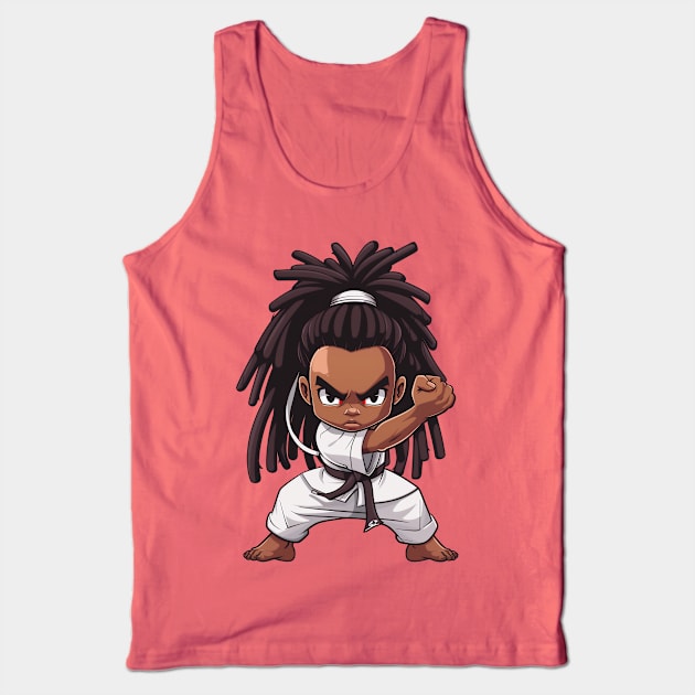 Karate Chibi Boy Tank Top by JunkyDotCom